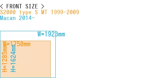 #S2000 type S MT 1999-2009 + Macan 2014-